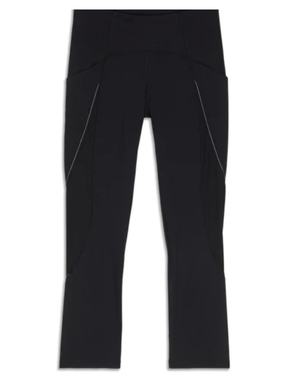 Lululemon Run Off Route Mid Rise Crop - Size 14 Like New - Black